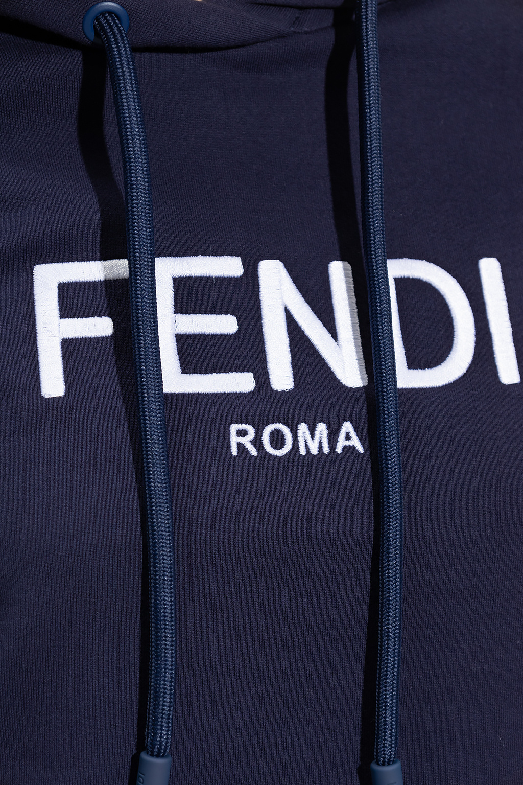 Navy blue Logo hoodie Fendi SchaferandweinerShops Japan vend sacoche fendi acheter il y a un peu plus dun an tres bonne etat tres peu portee